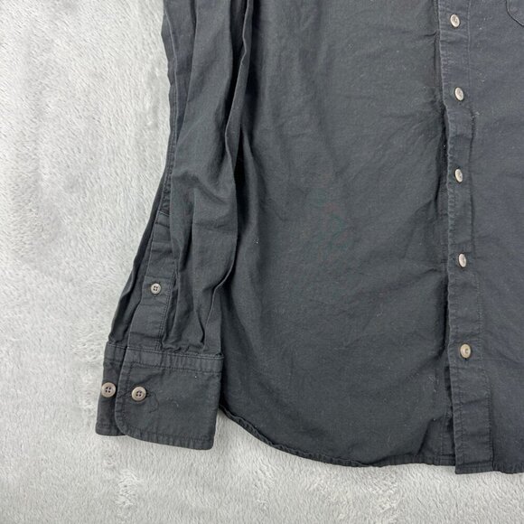 Wings + Horns Black Button Down Shirt Men’s Size Medium - Picture 10 of 13